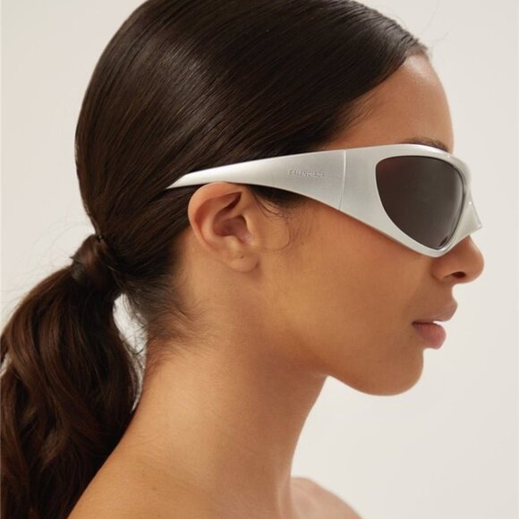 NEW BALENCIAGA LIMITED EDITION PINK MASK SUNGLASSES BALENCIAGA - Picture 5 of 7